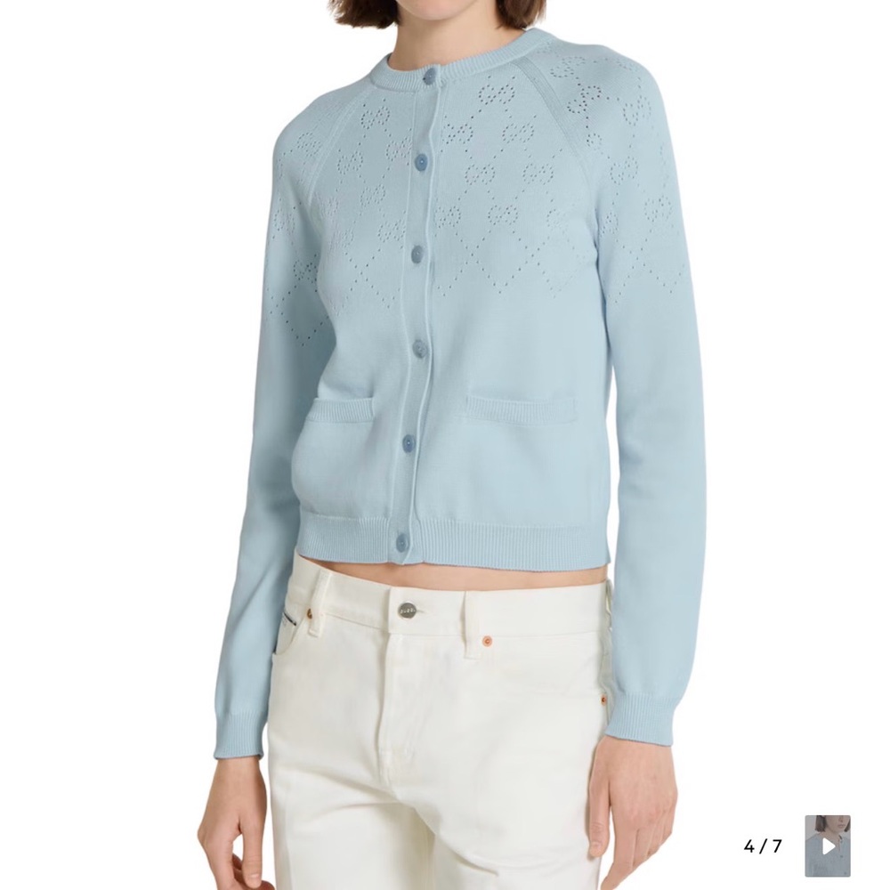 Gucci Sky Blue Women's Cardigan